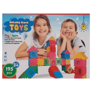 بازی بلوک های خانه سازی ۱۹۵ قطعه