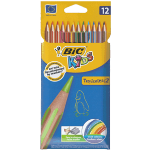 مداد رنگی 12 رنگ بیک (نوشت افزار)